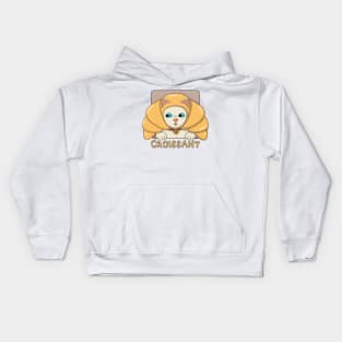 Croissant Neko Kids Hoodie